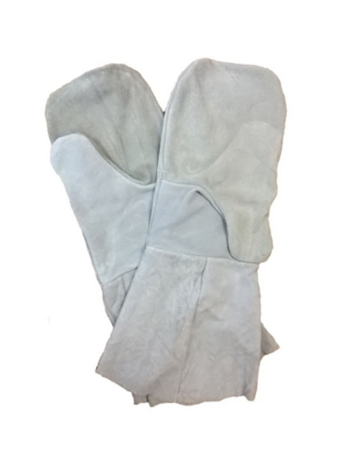 Краги двупалые из спилка 