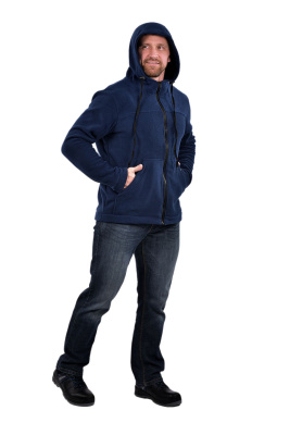 Толстовка «КУР 749» флис темно-синий